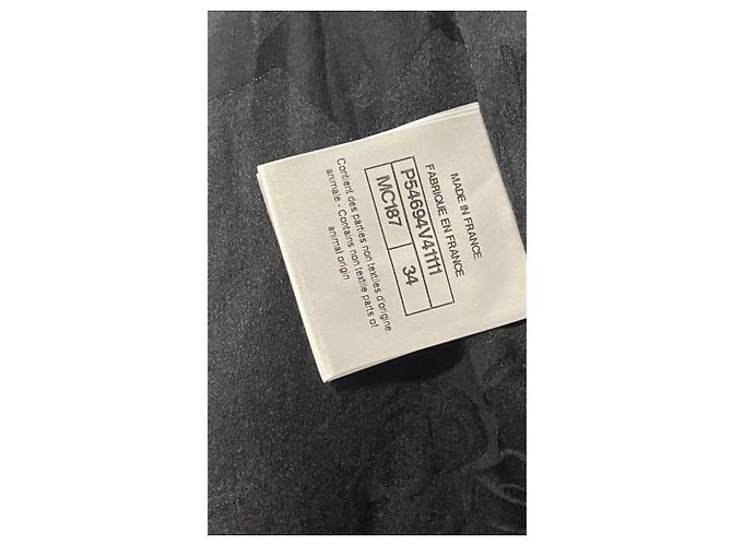 Abrigo Chanel de lana mujer talla 34 Multicolor - vista 6