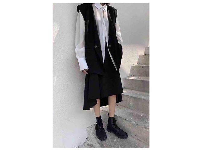Stivaletti Loeffler Randall Nero - vista 4