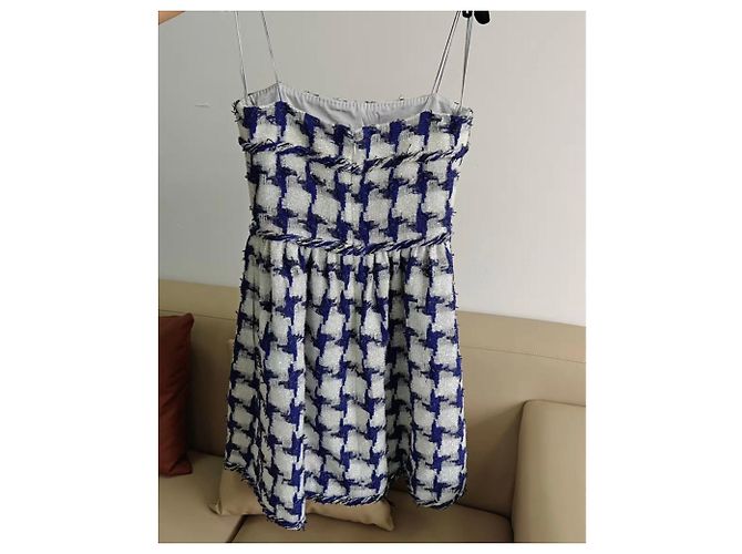 Vestido Chanel de tweed Multicolor - vista 4