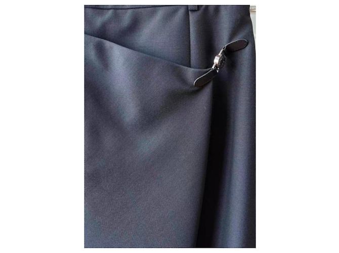 Hermès Rock aus Wolle Schwarz Größe 36 - Ansicht 3