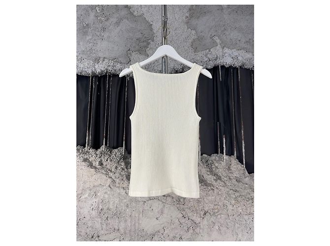 Camiseta de tirantes Miu Miu de algodón Multicolor - vista 2