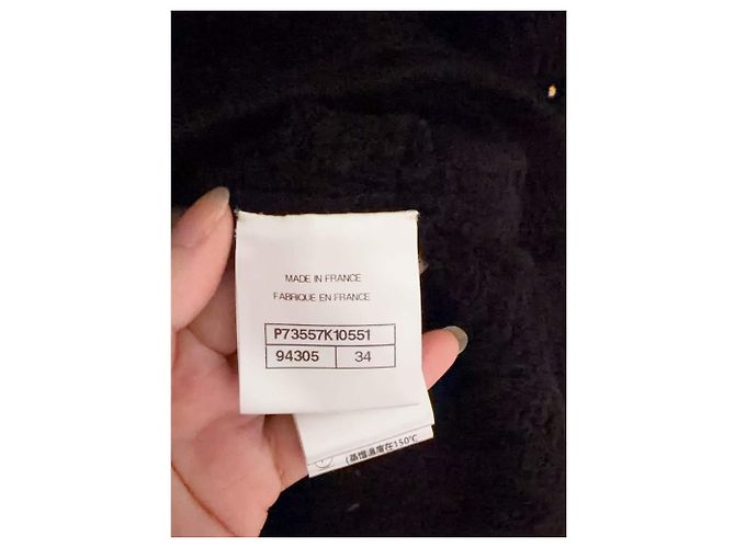 Chanel Schwarzer Strick aus Viskose - Ansicht 3