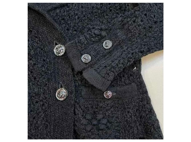 Chanel Schwarzer Strick aus Viskose - Ansicht 6