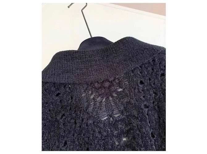 Chanel Schwarzer Strick aus Viskose - Ansicht 7