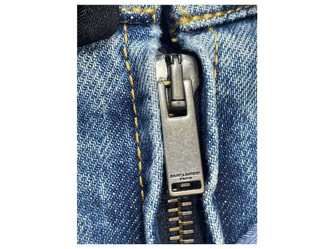 Autre Marque Saint Laurent Kleider Blau - Ansicht 3
