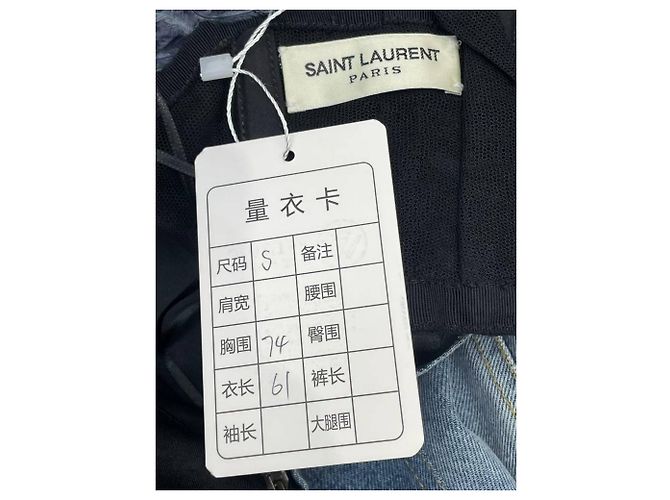 Autre Marque Saint Laurent Kleider Blau - Ansicht 5