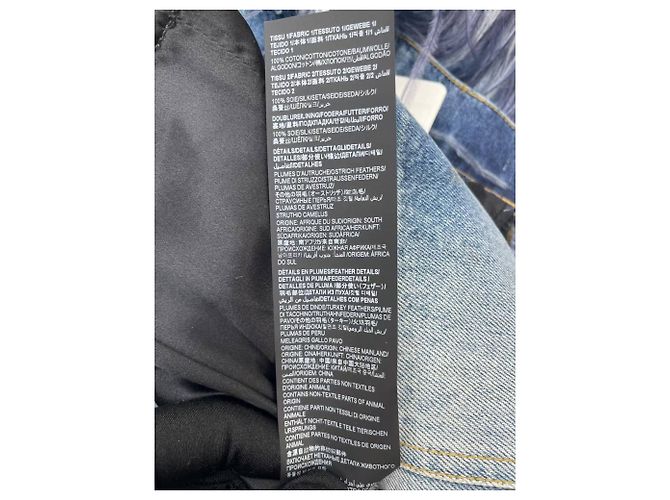 Autre Marque Saint Laurent Kleider Blau - Ansicht 6