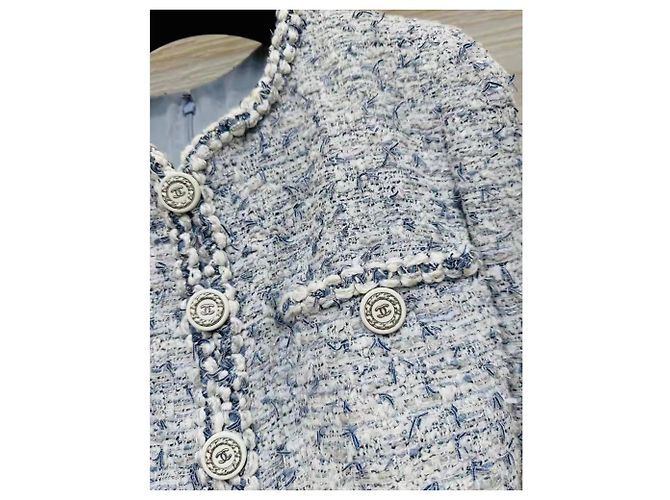 Abito Chanel in tweed Multicolore - vista 3