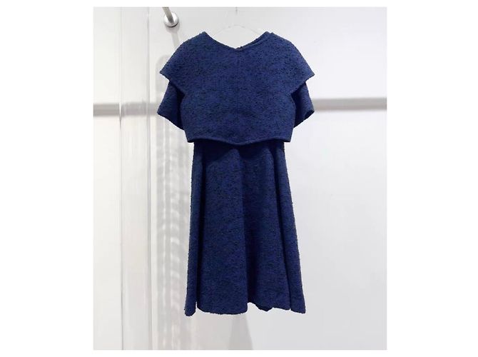 Chanel Kleid aus Wolle Mehrfarbig Größe 34 Mehrfarben - Ansicht 2