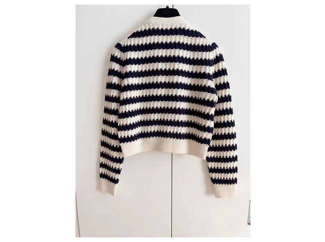 Chanel Cashmere Strickwaren Damen Größe 38 Mehrfarben - Ansicht 2