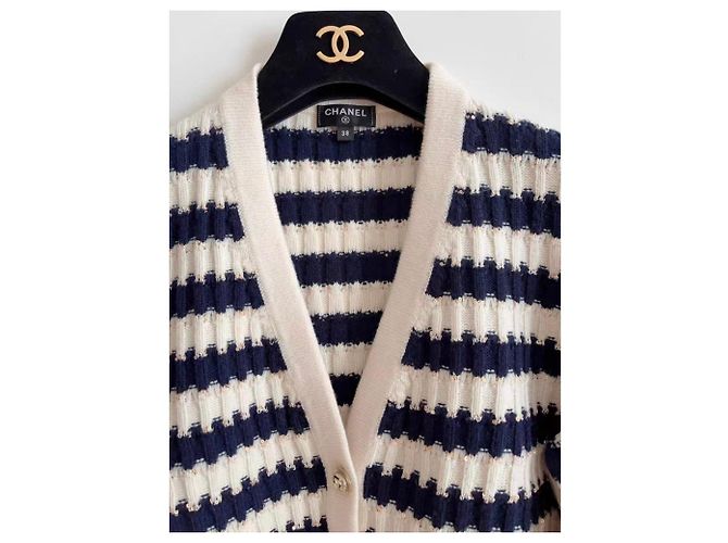 Chanel Cashmere Strickwaren Damen Größe 38 Mehrfarben - Ansicht 3