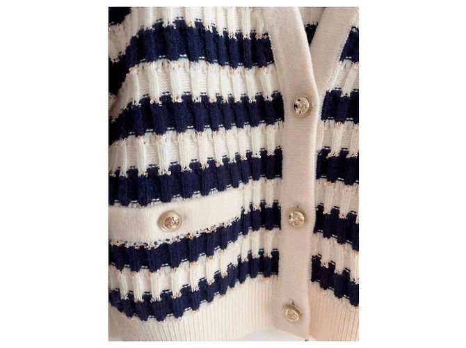Chanel Cashmere Strickwaren Damen Größe 38 Mehrfarben - Ansicht 4