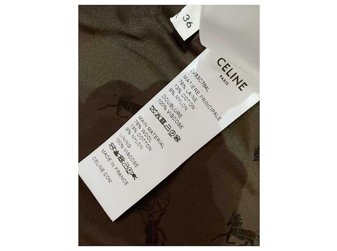 Céline Wool Jacket Multi Color Size 36 Multiple colors - view 5
