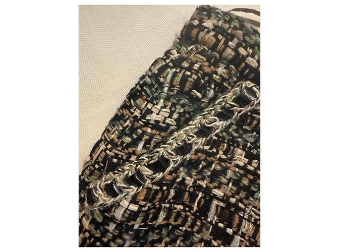 Chanel Tweed Rock Mehrfarbig Größe 34 Mehrfarben - Ansicht 2