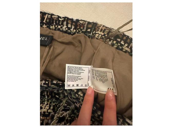 Chanel Tweed Rock Mehrfarbig Größe 34 Mehrfarben - Ansicht 3