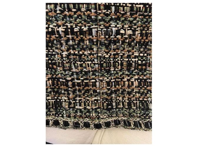 Chanel Tweed Rock Mehrfarbig Größe 34 Mehrfarben - Ansicht 4