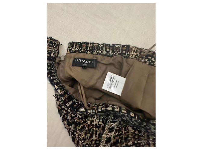 Chanel Tweed Rock Mehrfarbig Größe 34 Mehrfarben - Ansicht 5