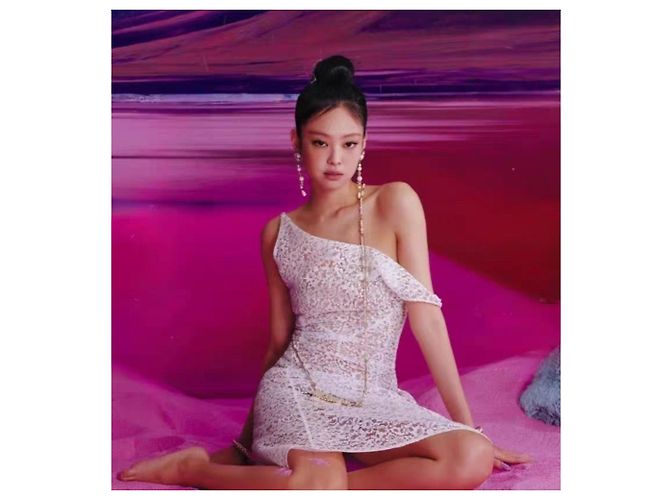 Chanel Kleid Polyester Mehrfarbig Größe 36 Mehrfarben - Ansicht 6