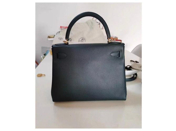 Bolsos Hermès Kelly 28 Verde - vista 3