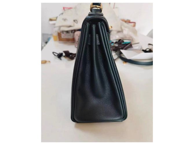 Bolsos Hermès Kelly 28 Verde - vista 4