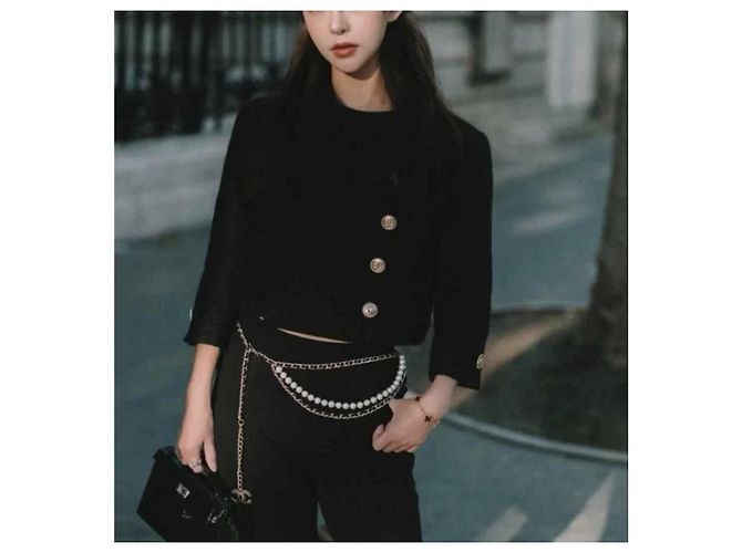 Chaquetas Chanel La Petite Veste Noire Negro - vista 6