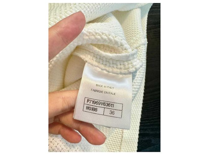 Chanel Kleid aus Baumwolle Mehrfarben - Ansicht 4