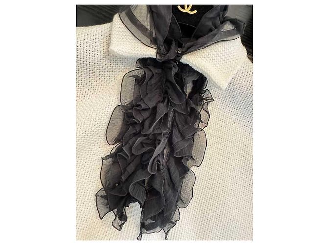 Chanel Kleid aus Baumwolle Mehrfarben - Ansicht 5
