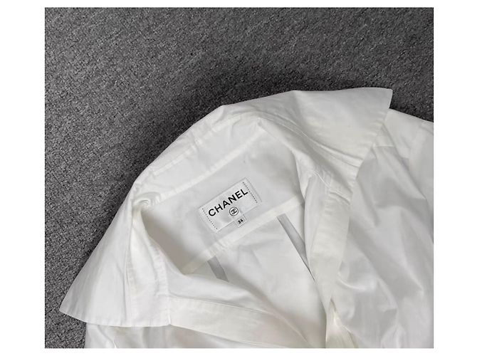 Chanel Baumwollkleid Mehrfarbig Größe 34 Mehrfarben - Ansicht 2