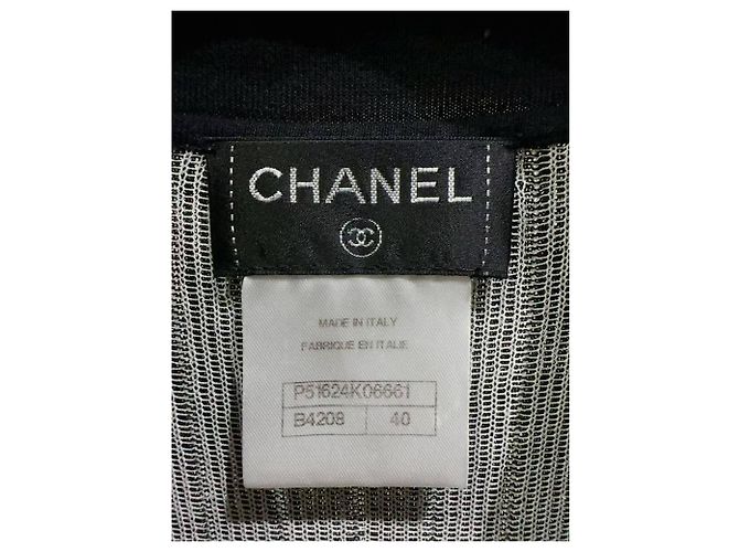 Chanel Baumwollkleid Mehrfarbig Größe 40 Mehrfarben - Ansicht 5