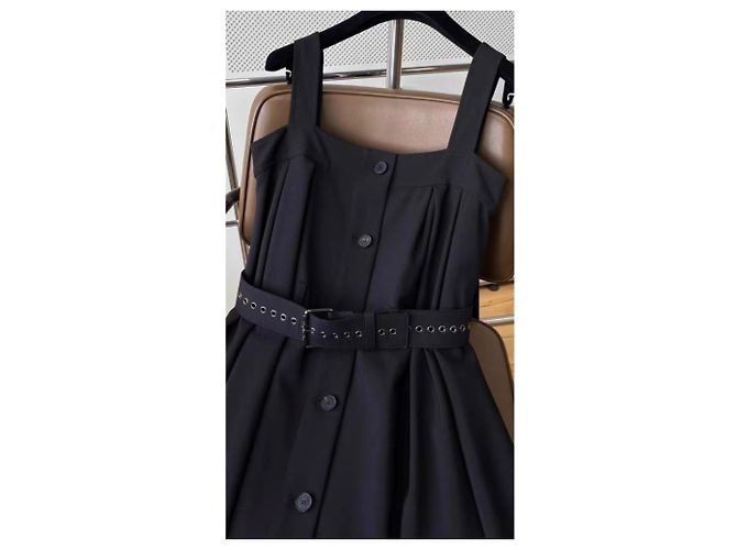 Autre Marque Dior Kleid aus Wolle Schwarz 34 FR - Ansicht 2