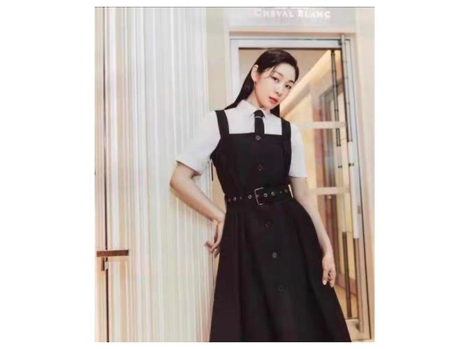 Autre Marque Dior Kleid aus Wolle Schwarz 34 FR - Ansicht 5