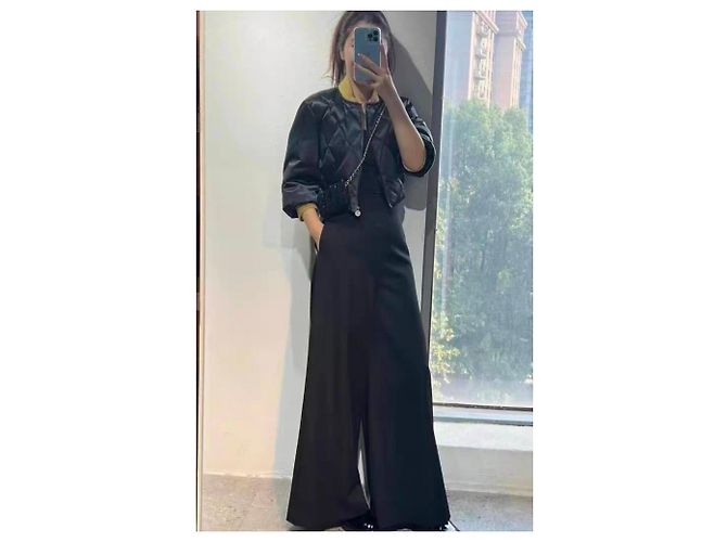 Chanel Lederjacken Schwarz - Ansicht 5