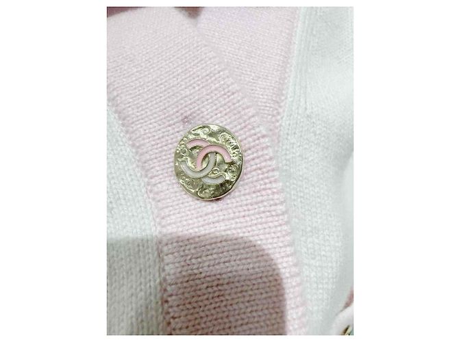 Malha Chanel de cashmere rosa - vista 4