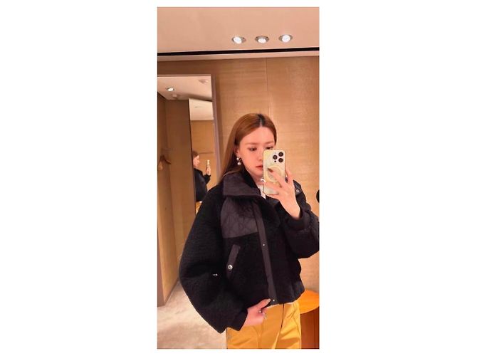 Cappotto Hermès nero in lana - vista 5