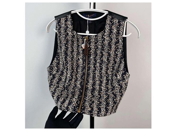 Louis Vuitton Tweed Top Multi Color Size 34 Multiple colors - view 3
