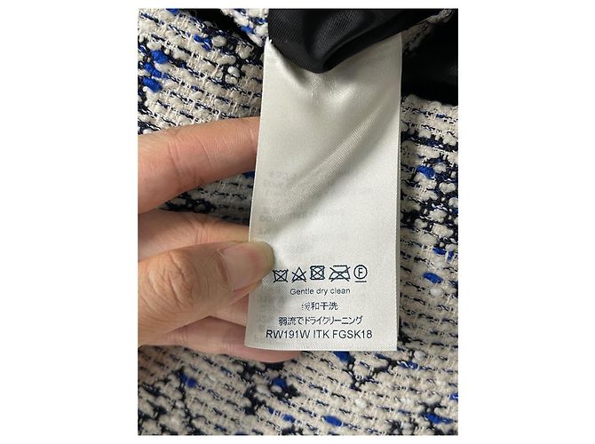 Jupe trapèze courte Louis Vuitton en tweed Monogram Multicolore - vue 6