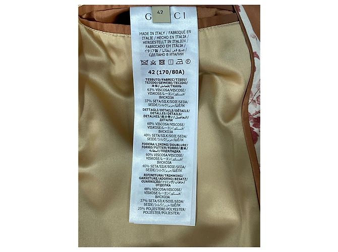 Gucci Custom Baseballjacke Herren IT42 Mehrfarben - Ansicht 6