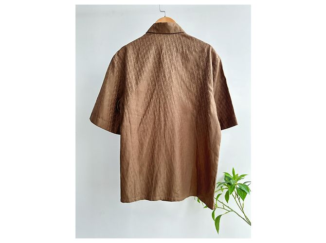 Autre Marque Camicia Dior in seta a maniche corte uomo Multicolore - vista 2