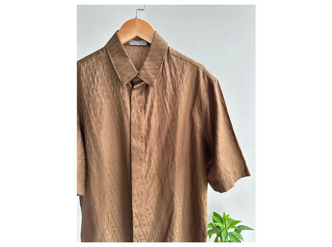 Autre Marque Camicia Dior in seta a maniche corte uomo Multicolore - vista 5