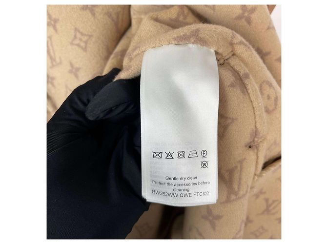 Abrigo Louis Vuitton de cashmere mujer talla 44 Multicolor - vista 7