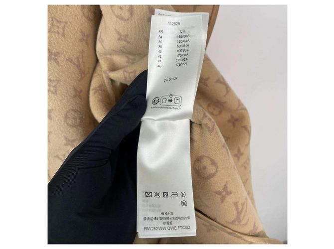 Abrigo Louis Vuitton de cashmere mujer talla 44 Multicolor - vista 8