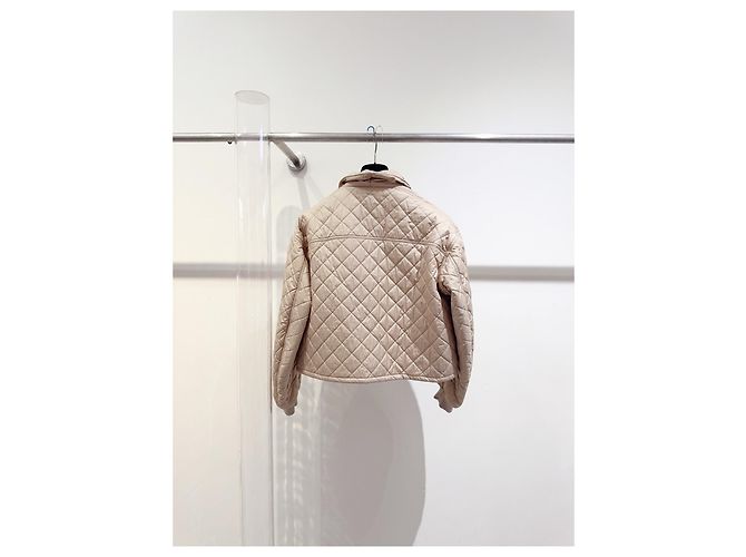 Giacca Hermès Imbottita a Rombi con Fodera in Cashmere Taglia 38 Multicolore - vista 3