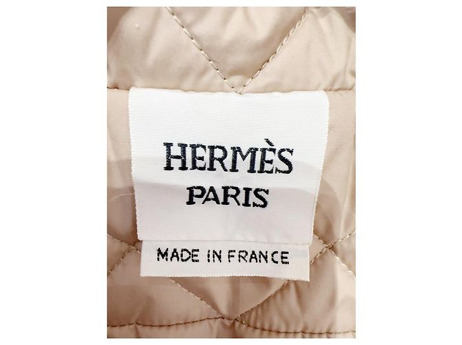 Giacca Hermès Imbottita a Rombi con Fodera in Cashmere Taglia 38 Multicolore - vista 5
