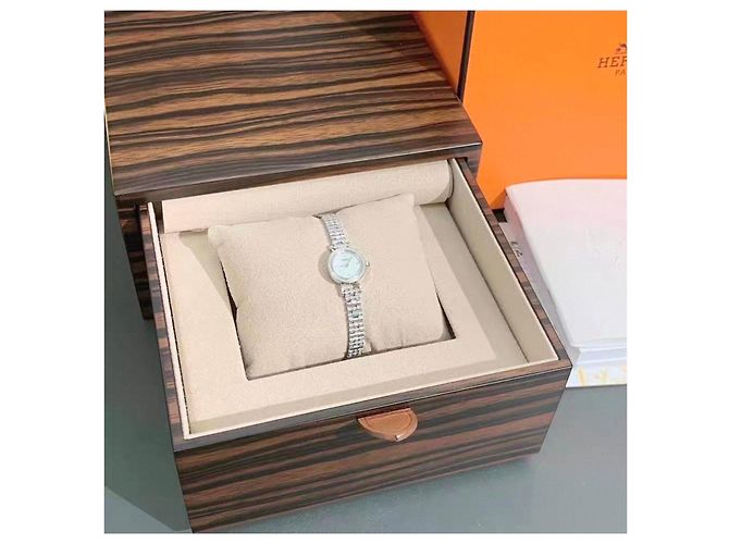 Relógio Hermès de ouro branco para mulher Multicor - vista 3