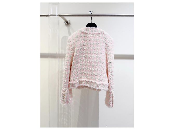 Giacca Balmain in Tweed Taglia 38 Multicolore - vista 4