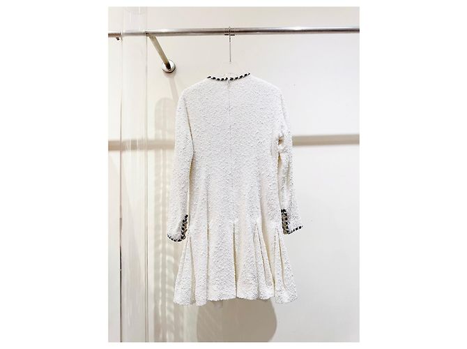 Chanel Tweed Kleid Cruise 2021 Mehrfarben - Ansicht 5