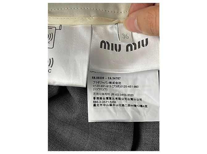 Minifalda plisada Miu Miu Multicolor - vista 8