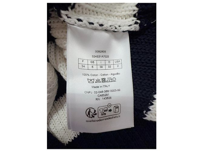 Autre Marque Dior Strickware Baumwolle Größe 34 Mehrfarben - Ansicht 5