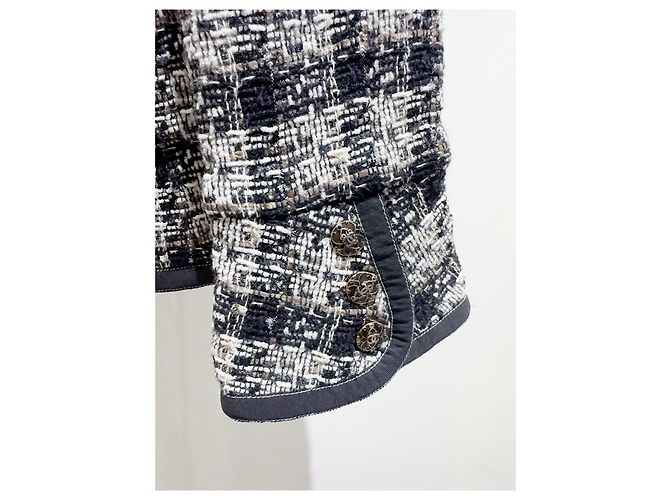 Chanel Tweed Jacke Mehrfarbig Größe 40 Mehrfarben - Ansicht 2