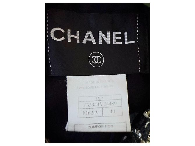 Chanel Tweed Jacke Mehrfarbig Größe 40 Mehrfarben - Ansicht 5